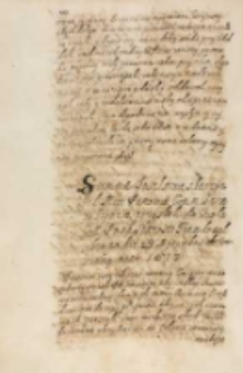 Summa poselstwa s ktorym [...] commissarze ze Lwowa przysłali do krola [...] [Zygmunta III] staroste trembowelskiego die 23 Septembris do Warszawy Anno 1613