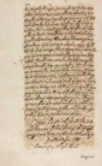 Copia listu od [...] hetmana polnego koronnego [Stanisława Ż&oacute;łkiewskiego] do KJM [Zygmunta III] o pogromie [Stefana] Tomsze hospodara wołoskiego pisanego, Ż&oacute;łkiew 6.12.1615