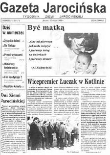 Gazeta Jarocińska 1994.05.27 Nr21(191)