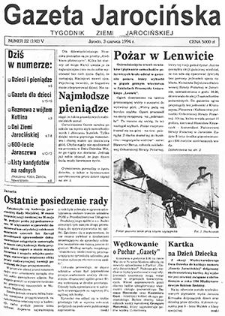 Gazeta Jarocińska 1994.06.03 Nr22(192)