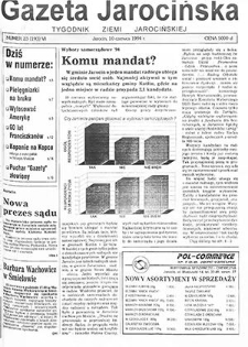 Gazeta Jarocińska 1994.06.10 Nr23(193)