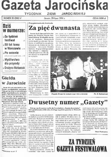 Gazeta Jarocińska 1994.07.29 Nr30(200)