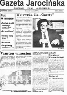 Gazeta Jarocińska 1994.09.02 Nr35(205)