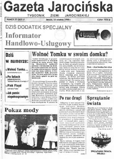 Gazeta Jarocińska 1994.09.16 Nr37(207)