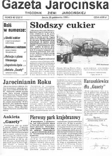 Gazeta Jarocińska 1994.10.21 Nr42(212)
