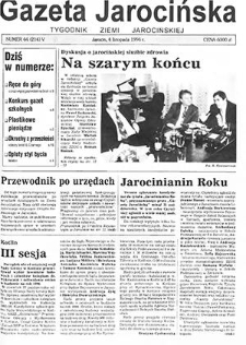 Gazeta Jarocińska 1994.11.04 Nr44(214)