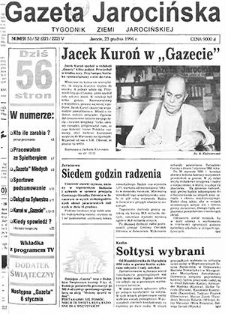 Gazeta Jarocińska 1994.12.23 Nr51-52(221-222)