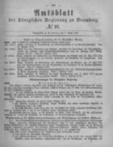 Amtsblatt der K&ouml;niglichen Preussischen Regierung zu Bromberg. 1879.03.07 No.10