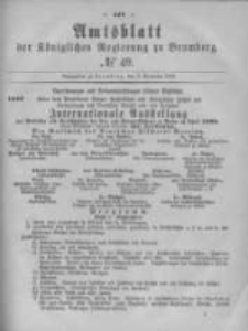 Amtsblatt der Königlichen Preussischen Regierung zu Bromberg. 1879.12.05 No.49