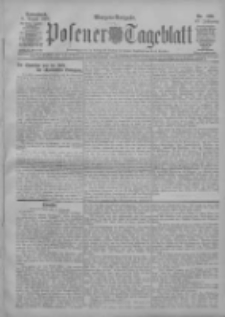 Posener Tageblatt 1908.08.08 Jg.47 Nr369