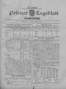 Posener Tageblatt. Handelsblatt 1908.02.13 Jg.47