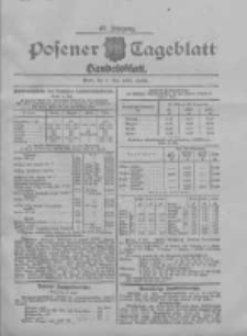 Posener Tageblatt. Handelsblatt 1908.05.06 Jg.47