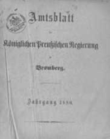 Amtsblatt der K&ouml;niglichen Preussischen Regierung zu Bromberg. 1880.01.02 No.1