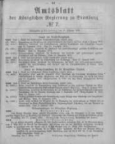 Amtsblatt der Königlichen Preussischen Regierung zu Bromberg. 1880.02.13 No.7
