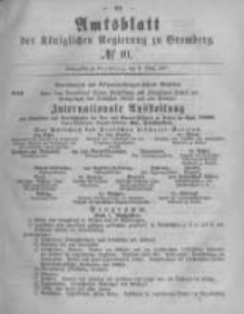 Amtsblatt der K&ouml;niglichen Preussischen Regierung zu Bromberg. 1880.03.05 No.10