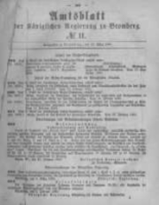 Amtsblatt der K&ouml;niglichen Preussischen Regierung zu Bromberg. 1880.03.12 No.11