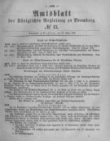 Amtsblatt der Königlichen Preussischen Regierung zu Bromberg. 1880.03.26 No.13