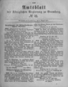Amtsblatt der K&ouml;niglichen Preussischen Regierung zu Bromberg. 1880.08.06 No.32