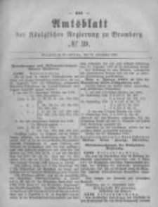 Amtsblatt der K&ouml;niglichen Preussischen Regierung zu Bromberg. 1880.09.24 No.39