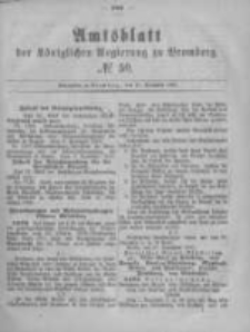 Amtsblatt der K&ouml;niglichen Preussischen Regierung zu Bromberg. 1880.12.10 No.50