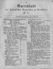 Amtsblatt der K&ouml;niglichen Preussischen Regierung zu Bromberg. 1881.03.04 No.9