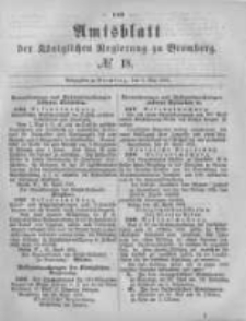 Amtsblatt der K&ouml;niglichen Preussischen Regierung zu Bromberg. 1881.05.06 No.18