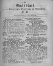 Amtsblatt der Königlichen Preussischen Regierung zu Bromberg. 1881.08.05 No.31