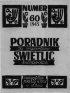 Poradnik dla Pracownik&oacute;w Świetlic Żołnierskich. 1945 R.5 nr60