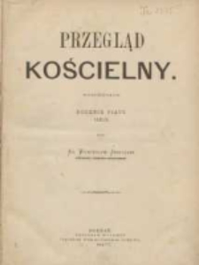 Przegląd Kościelny 1883.07.05 R.5 Nr1