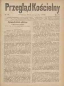 Przegląd Kościelny 1883.11.22 R.5 Nr21