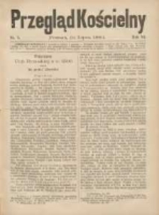 Przegląd Kościelny 1884.07.31 R.6 Nr5