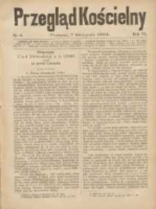 Przegląd Kościelny 1884.08.07 R.6 Nr6