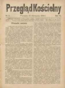 Przegląd Kościelny 1884.08.21 R.6 Nr8