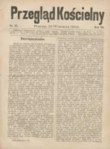 Przegląd Kościelny 1884.09.18 R.6 Nr12
