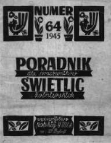 Poradnik dla Pracownik&oacute;w Świetlic Żołnierskich. 1945 R.5 nr64