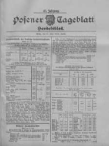 Posener Tageblatt. Handelsblatt 1908.07.27 Jg.47