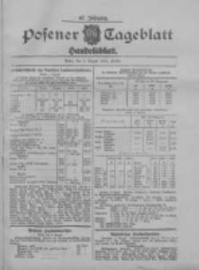 Posener Tageblatt. Handelsblatt 1908.08.03 Jg.47