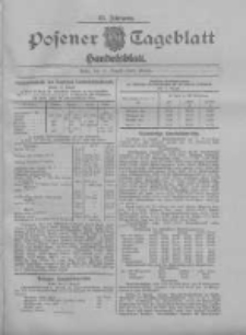 Posener Tageblatt. Handelsblatt 1908.08.11 Jg.47