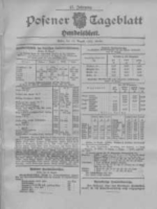 Posener Tageblatt. Handelsblatt 1908.08.19 Jg.47