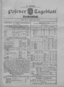 Posener Tageblatt. Handelsblatt 1908.08.21 Jg.47