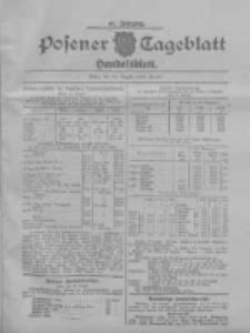 Posener Tageblatt. Handelsblatt 1908.08.28 Jg.47