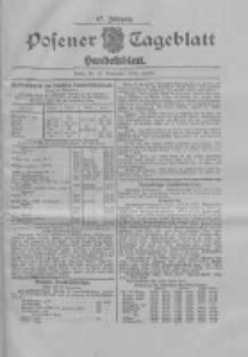 Posener Tageblatt. Handelsblatt 1908.09.12 Jg.47