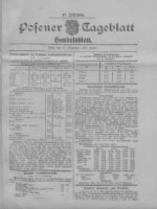 Posener Tageblatt. Handelsblatt 1908.09.17 Jg.47