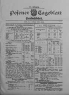 Posener Tageblatt. Handelsblatt 1908.10.07 Jg.47