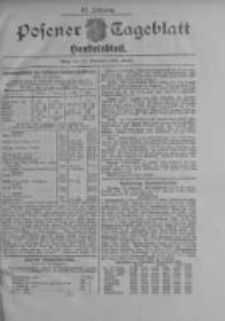 Posener Tageblatt. Handelsblatt 1908.11.21 Jg.47