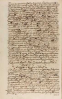 Paulo Quinto Pontifici Maximo Sigismundus [III] rex eodem in negotio, Krak&oacute;w 18.01.1607