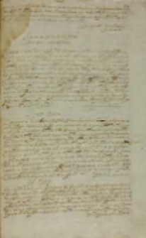 Ad Regem [Sigismundum III Andreas Opaliński?], Rzym 18.09.1608