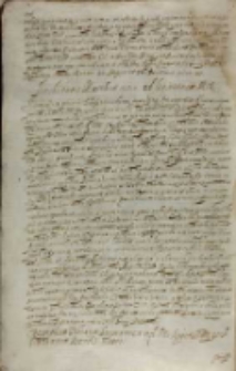 Archiducis Matthiae responsum ad legationem M. R. [Sigismundi III], datum in castris nostris Dubetus Bohemorum positis 14.06.1608