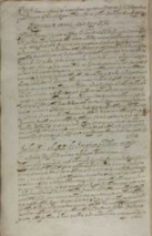 Responsum [Joanni Sigismundo] nomine Sacrae Regiae Mttis [Sigismundi III], Krak&oacute;w 24.08.1608
