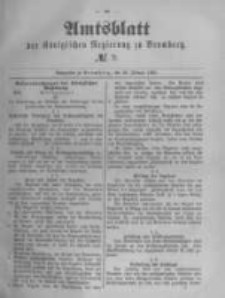 Amtsblatt der Königlichen Preussischen Regierung zu Bromberg. 1890.02.28 No.9